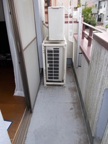 バルコニーの防水工事　目黒区I様邸